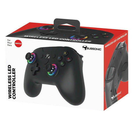 Subsonic Wireless Led Controller Black – Nintendo Switch