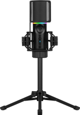 Streamplify MIC RGB Stativmikrofon - Svart