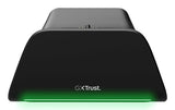 Trust GXT 255 – sort opladningsstander til PS5 – LED-indikator i nærbillede