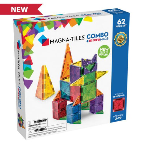 Magna-Tiles - microMAGS Combo 62 pcs (90294) Magna Tiles