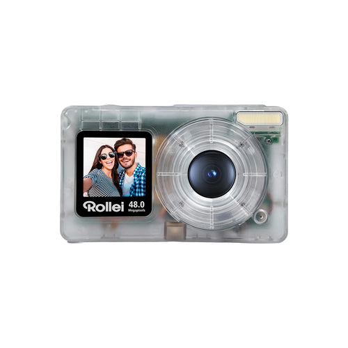 Rollei Compactline Pocket digitalkamera – transparent klar – produktbillede