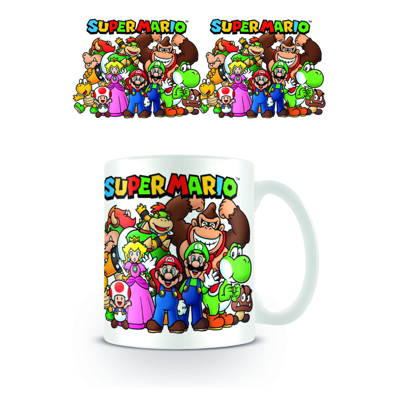 Super Mario Cup - Notebook - Presentset För Nyckel- Och Underlägg