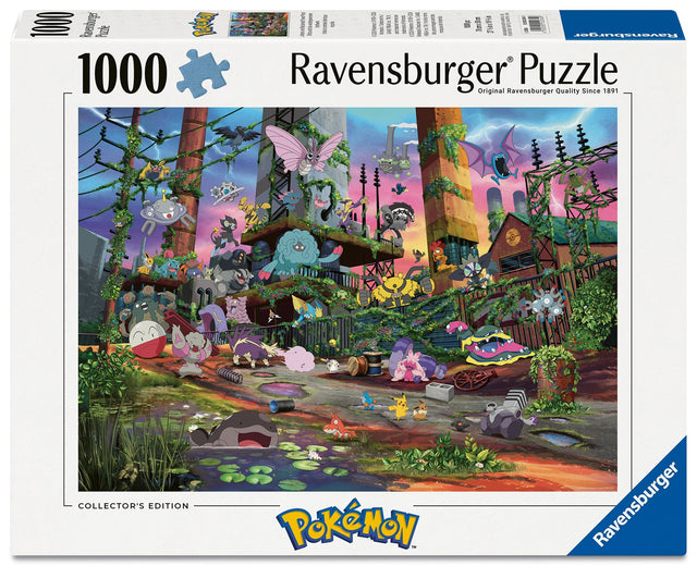 Ravensburger Pokémon Breakout 2 puslespil med 1.000 brikker – Jolteon ved kraftværket