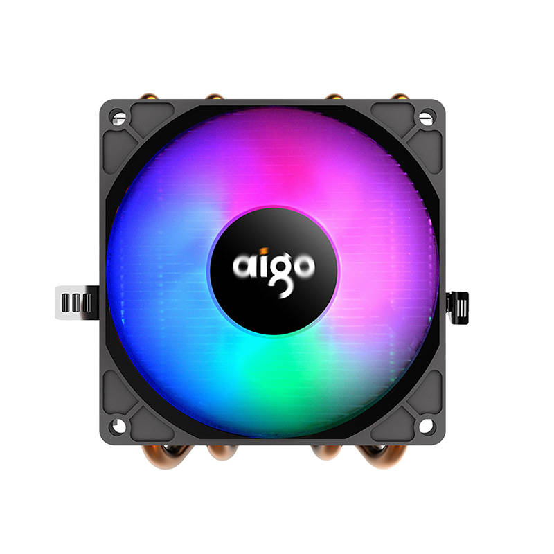 CPU Aktiv Kylning Aigo CC94 RGB (kylfläns + Fläkt 90x90) Svart