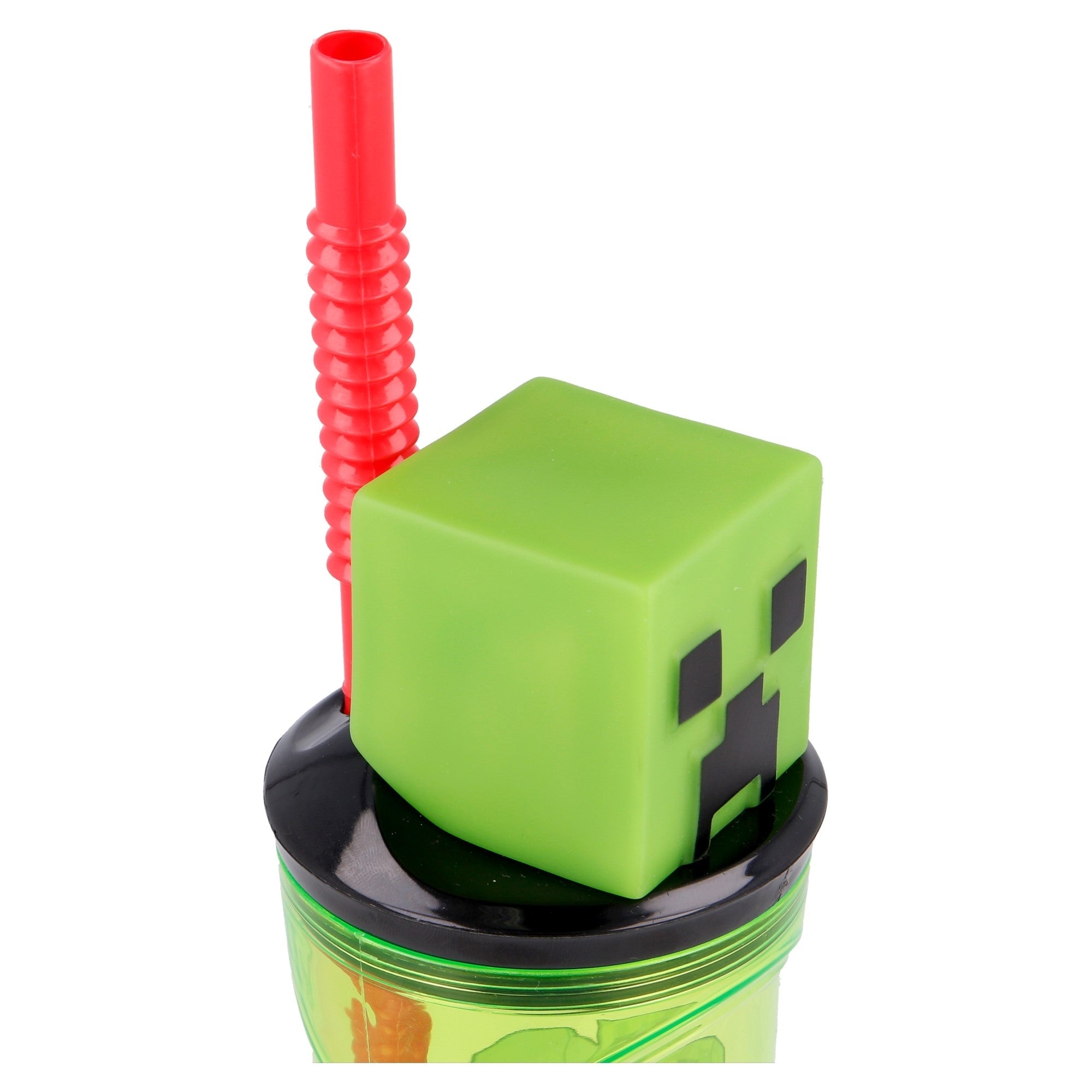 Minecraft 3D Creeper Cup Med Halm - 360 ML