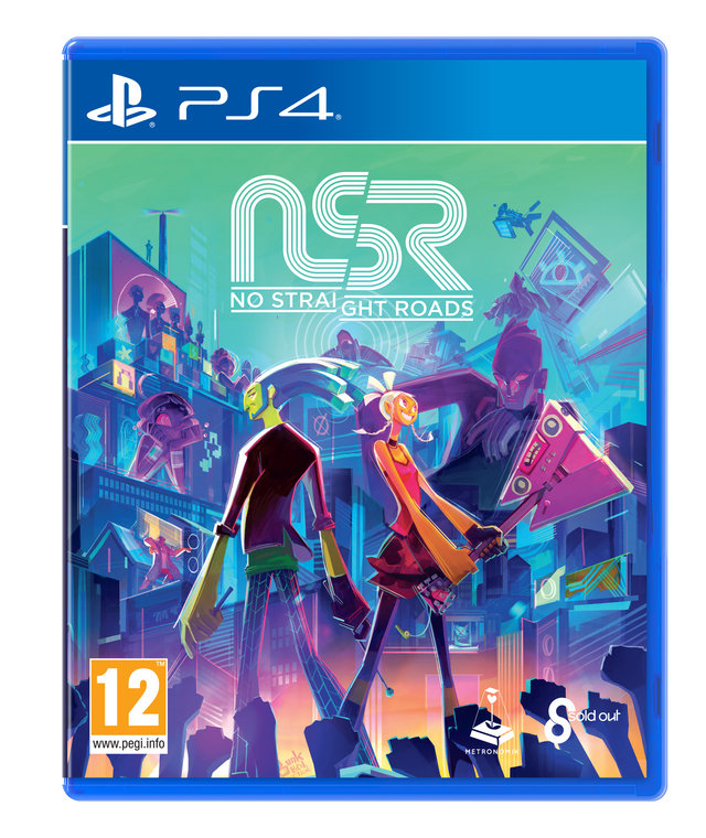 No Straight Roads – PlayStation 4 – spilomslag
