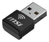 MSI AX1800 Nano – Wi-Fi 6 USB-adapter – skråt billede af USB-adapter