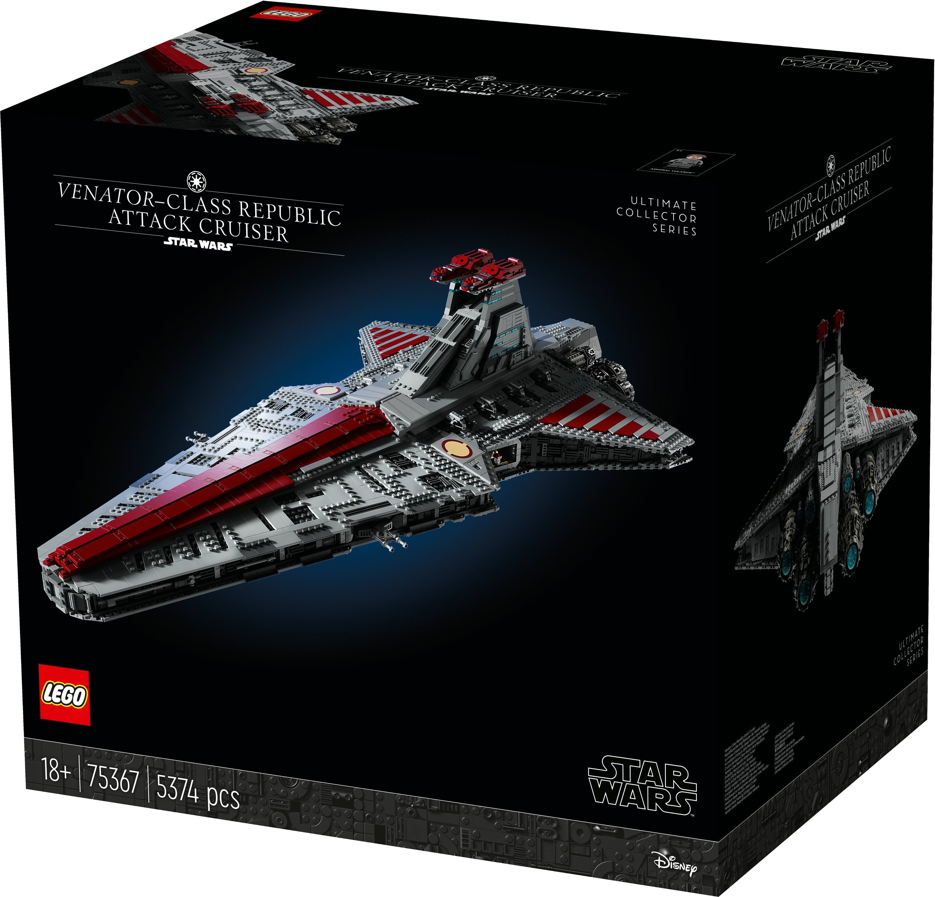 LEGO Star Wars Venator-Class Republic Attack Cruiser 75367