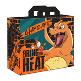 Pokémon Charizard Bring the Heat indkøbstaske – front og side