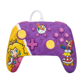 PowerA Enhanced Wired Controller – Princess Peach Battle – Switch – produktbillede 1