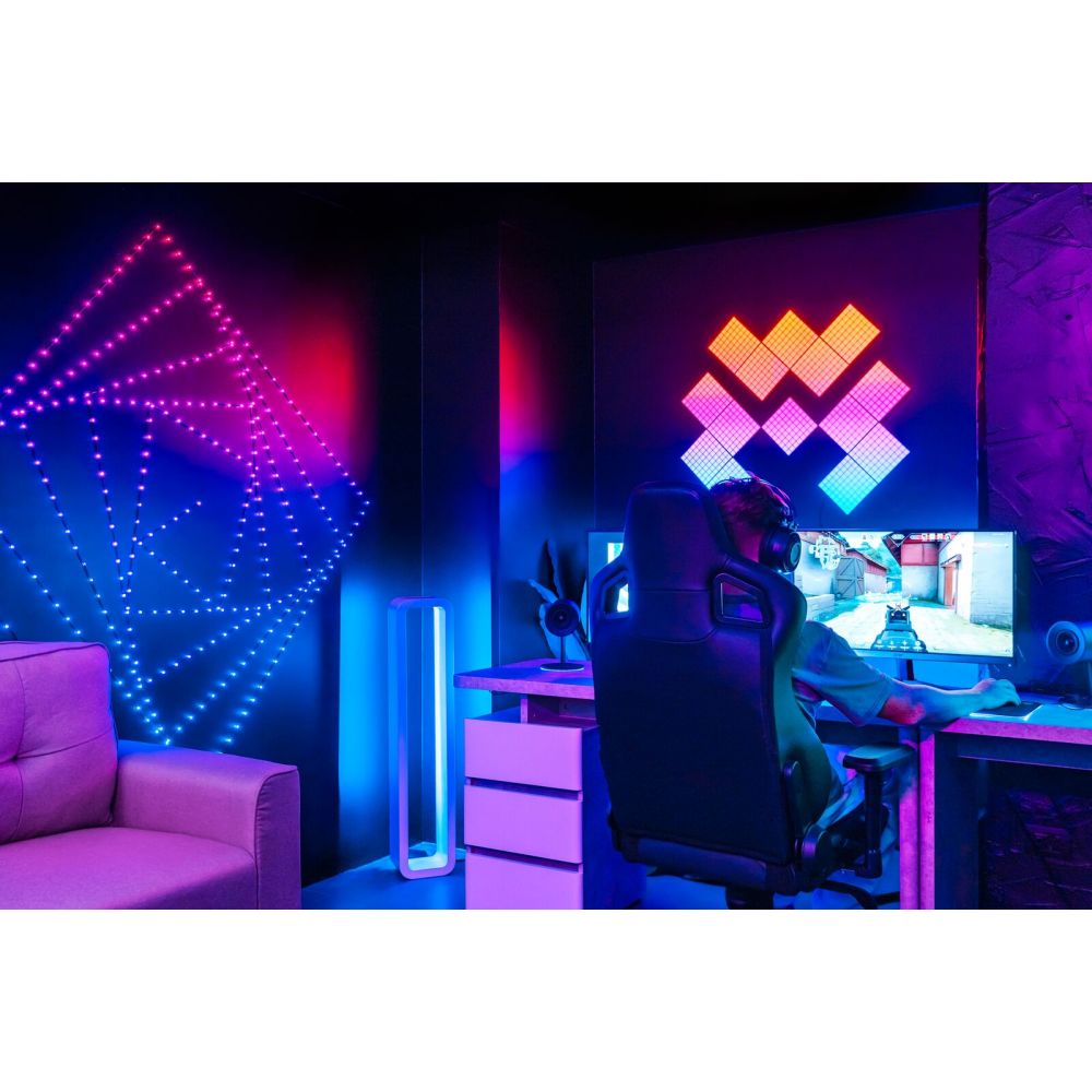 Twinkly Squares 3-pack Light Panel Expansionspaket RGB - 16x16 Cm 64LED