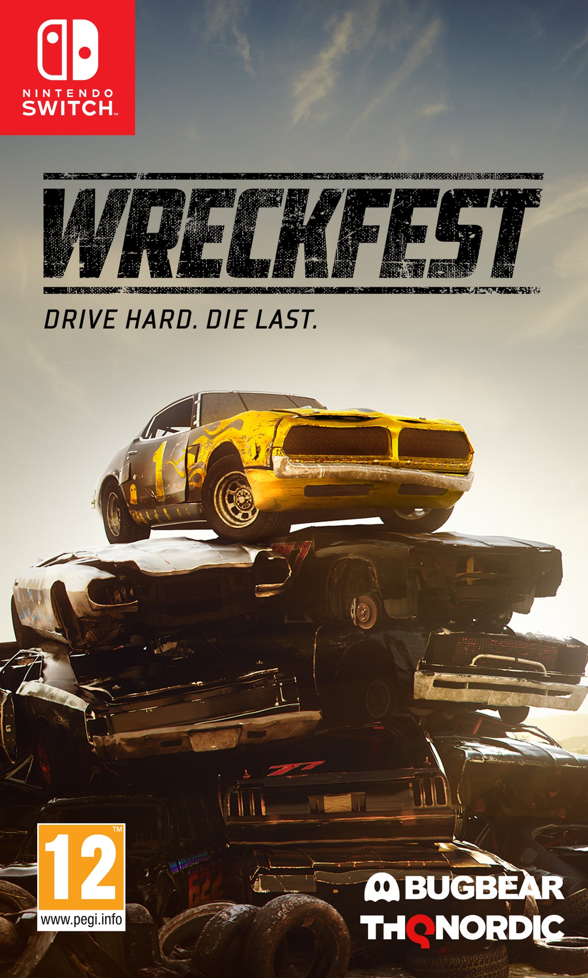 Wreckfest fysisk Nintendo Switch-spilæske