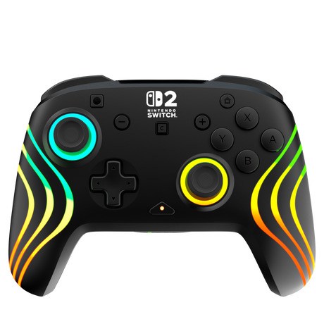 Turtle Beach Afterglow Wave Wireless – Switch-controller, sort – Front og lys