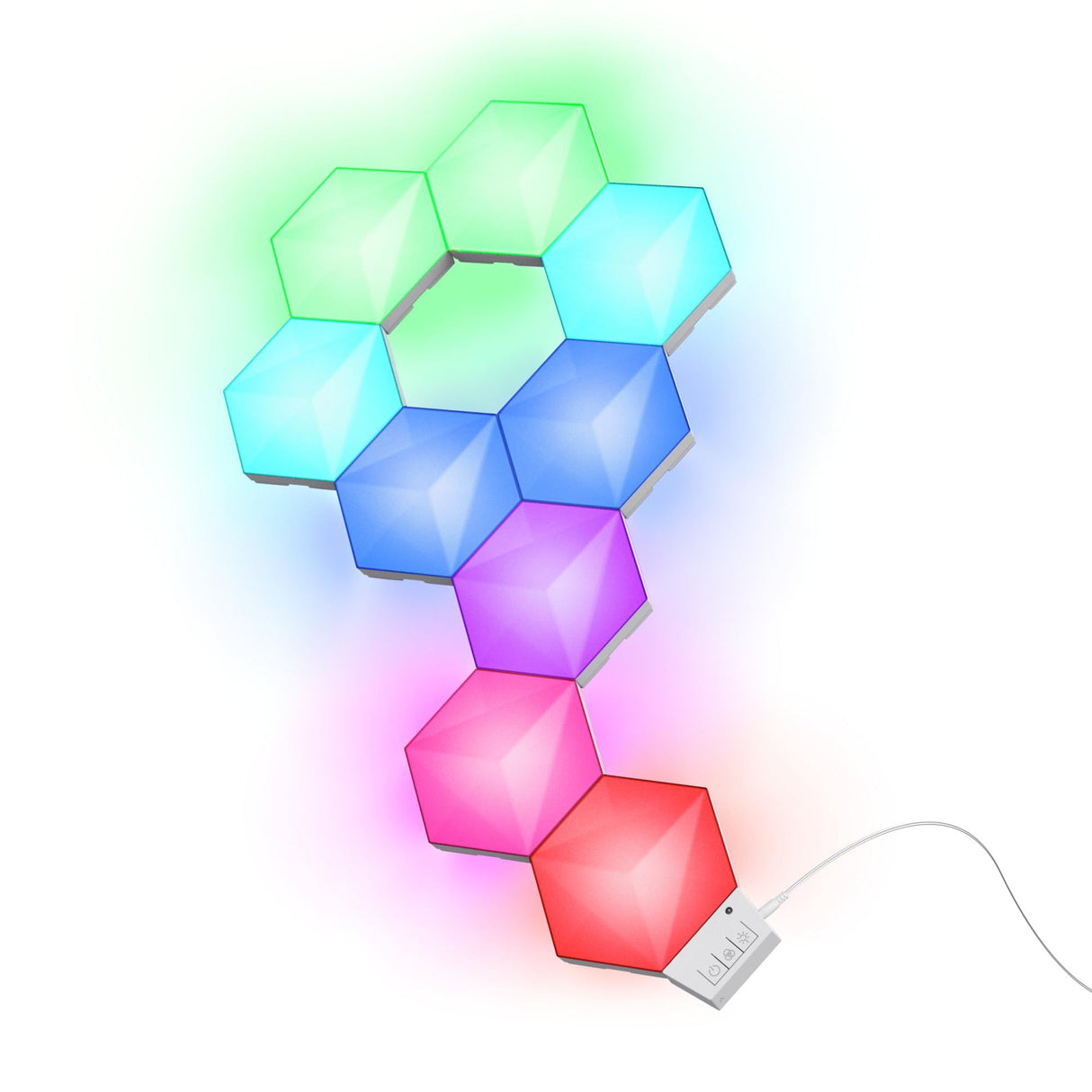 TRUST GXT902 VYBZ RGB HEXAGON LJUSPANEL