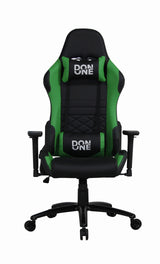 Don One - GC300 Gamer Stol Svart/Grön - PU Läder - Upp Till 120 KG