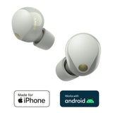 Sony WF-1000XM5 – trådløse in-ear-øretelefoner med støjreduktion – sølv – produktdetalje 3