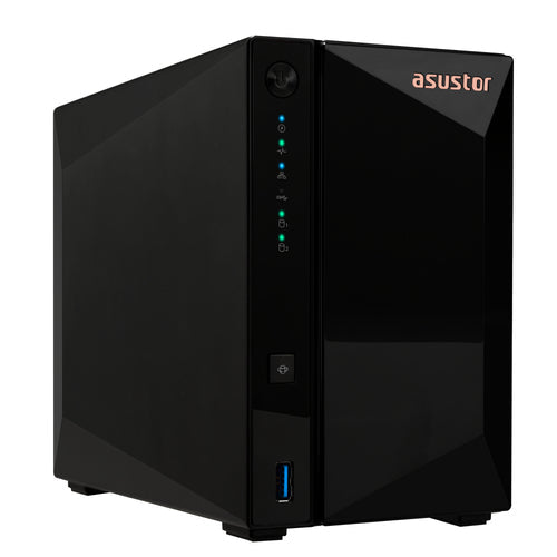 Asustor DRIVESTOR 2 Pro Gen2 AS3302T v2 – set skråt forfra