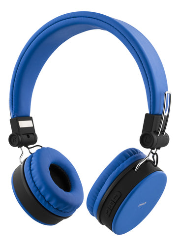 STREETZ Foldbart On-Ear Bluetooth Headset – Blå