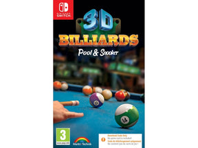 3D Billiards: Pool & Snooker – Code in a Box – forside til Nintendo Switch