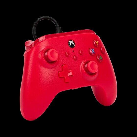 PowerA Cabled Controller För Xbox Series X - S - Röd