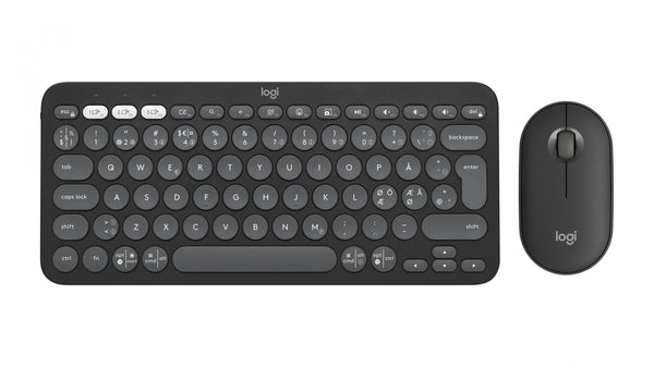 Logitech - Pebble 2 COMBO - Tonal Graphite Nordic