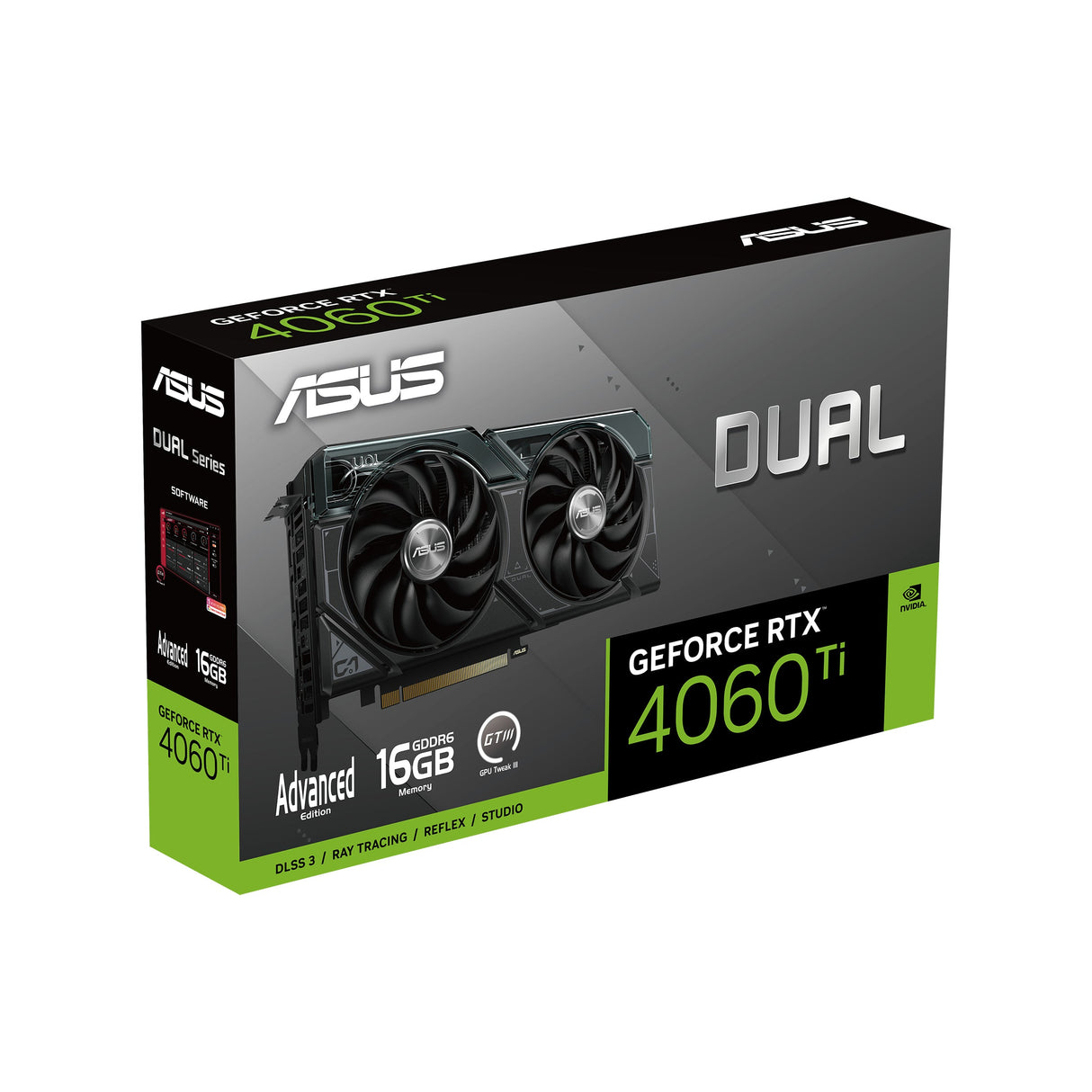 ASUS GeForce RTX 4060 TI 16GB GDDR6 DUAL Advanced