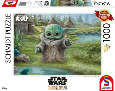 Schmidt - Thomas Kinkade: Star Wars, The Mandalorian - Childs Play (1000 Pieces) (SCH9955) Schmidt