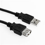 Sort Sharkoon USB 2.0 forlænger med USB-A-stik
