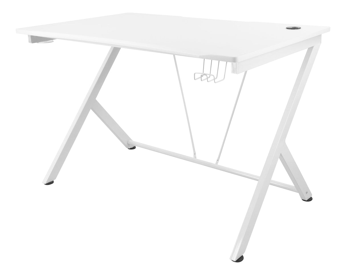 DELTACO GAM-055-W Gamingbord Stål - Vit