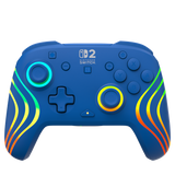 Turtle Beach Afterglow Wave Wireless – Switch, blå – Blå controller med RGB-lys