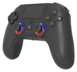 Subsonic – sort trådløs LED-controller til PS4 og PC – set skråt fra siden