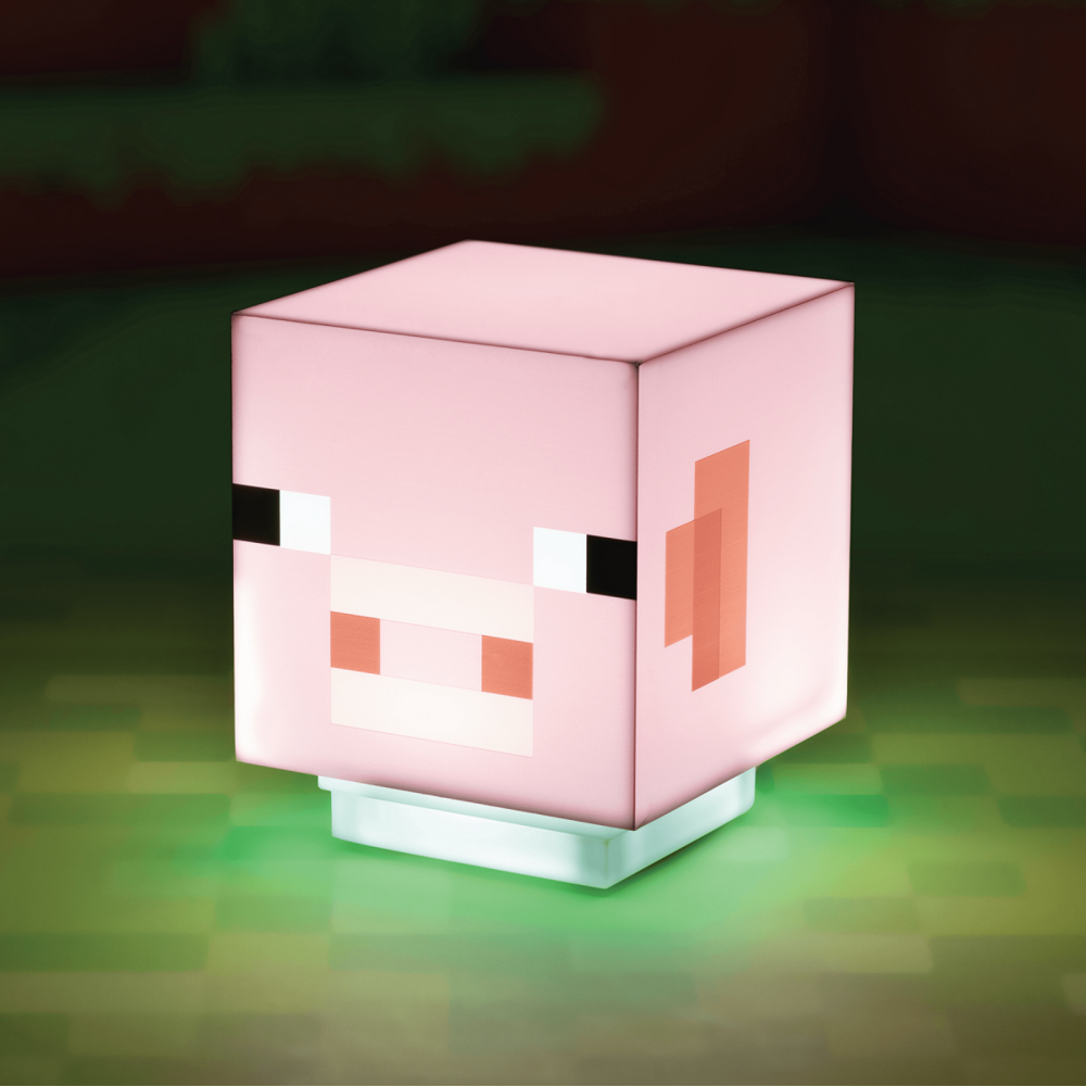 Minecraft Pig Lamp - Med Ljud