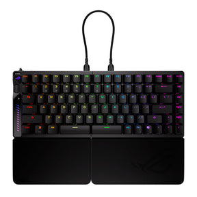 ASUS ROG Falcata – taster og arbejdsflade set ovenfra