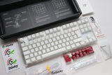 Ducky One 3 - Aura White Nordic - TKL - Körsbärsröd - RGB