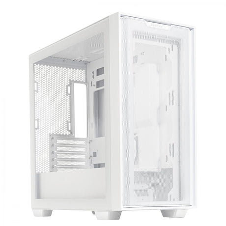 ASUS A21 mATX Case with BTF support - White ASUS