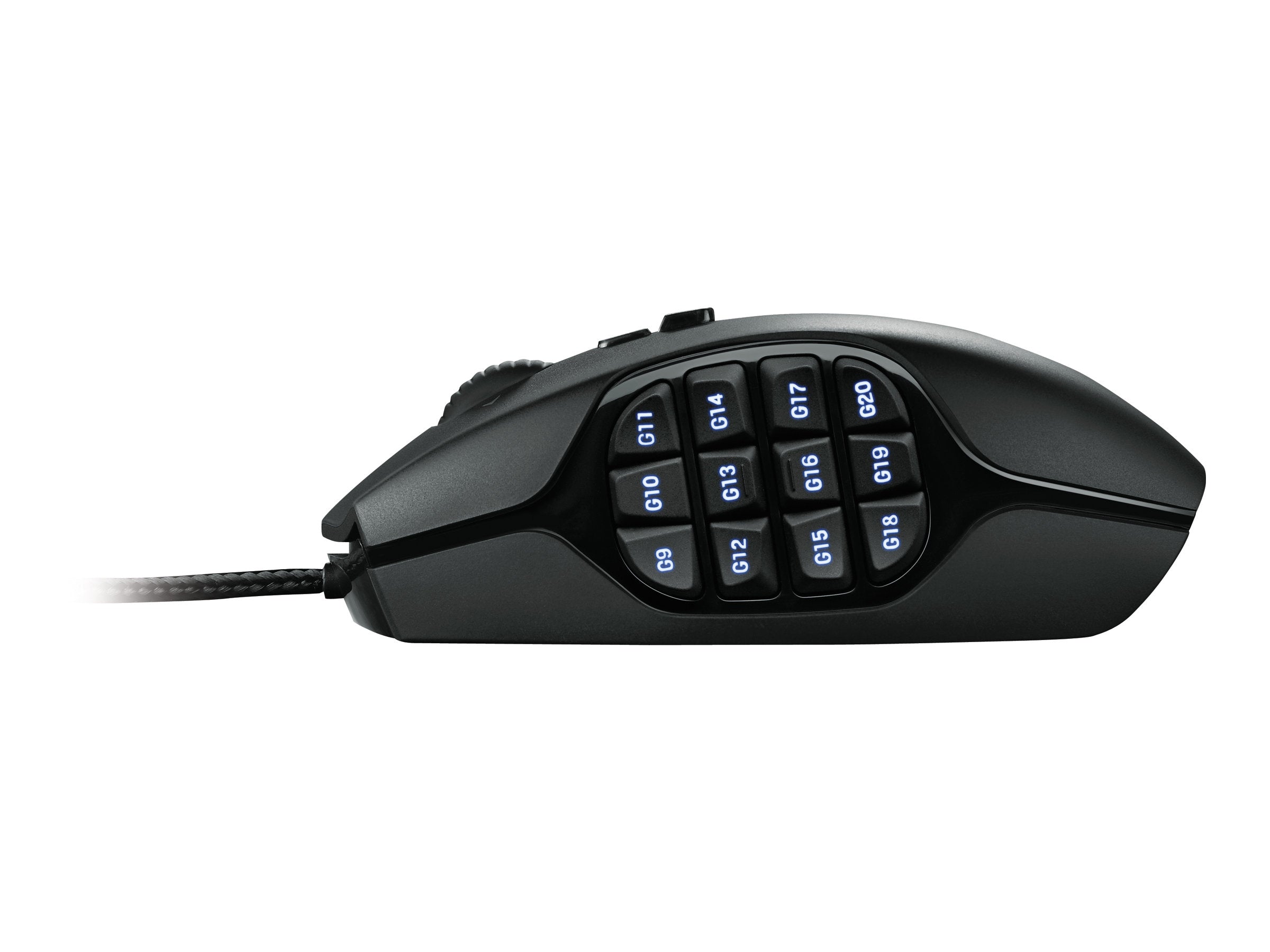 Logitech Gaming Mouse G600 MMO Laserkabel Svart