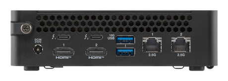 ASUS NUC 16 Pro Slim Kit RNUC16GDKV560002 – porte på bagsiden