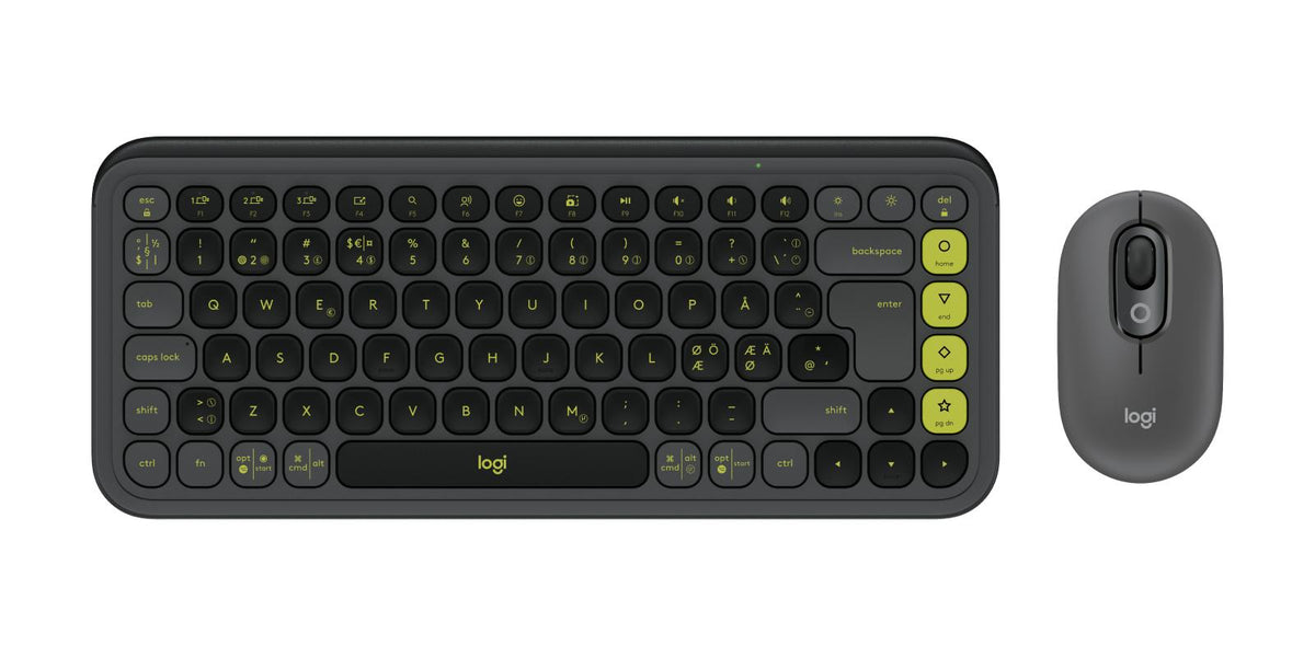 Logitech - Pop Icon Combo Nordic - Graphite Logitech