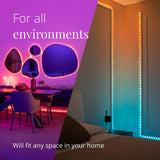 Twinkly Dots 200L RGB LED-remsa Med Svart Kabel 10 Meter