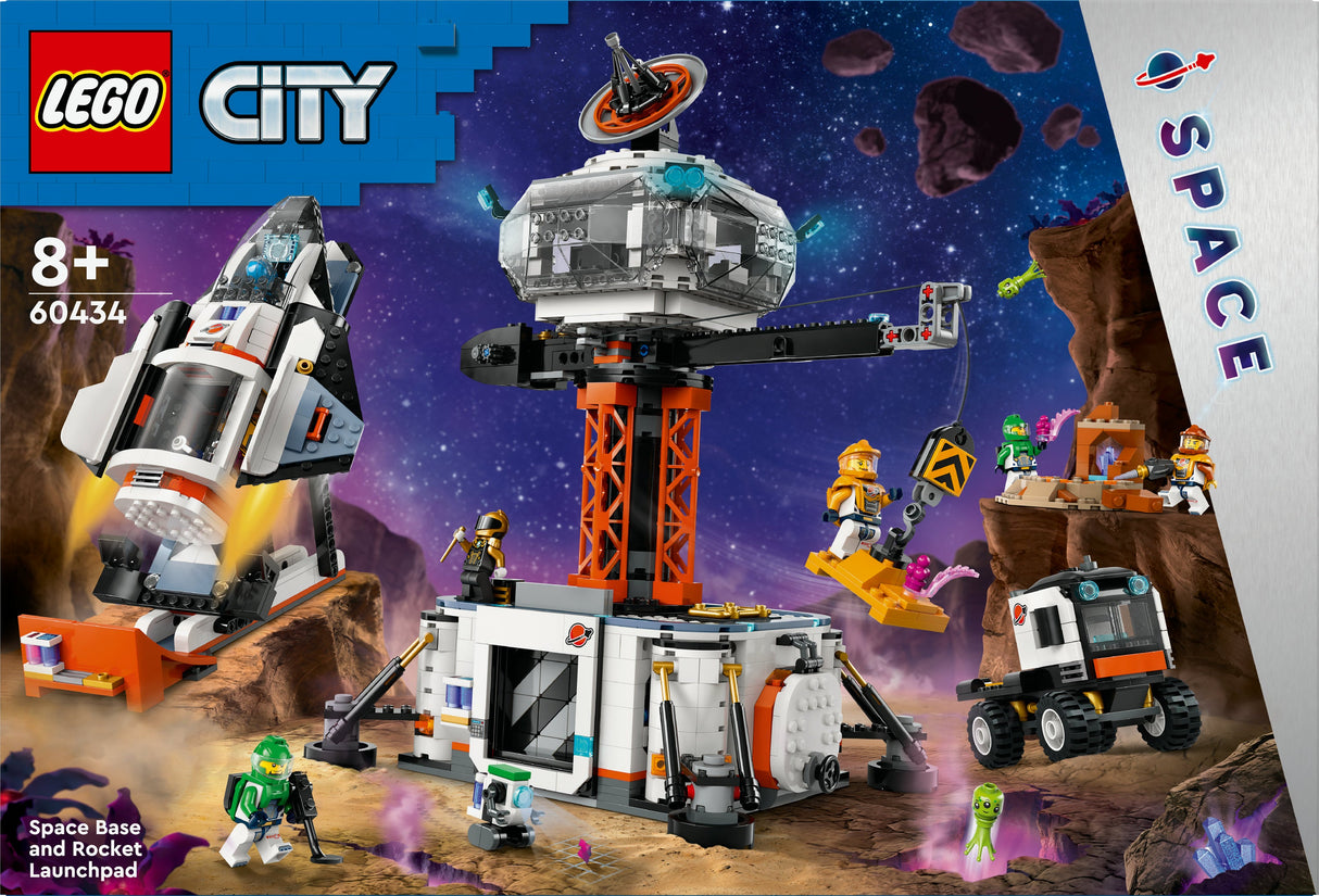 LEGO 60434 City Space Base Med Startplatta, Byggleksaksväska