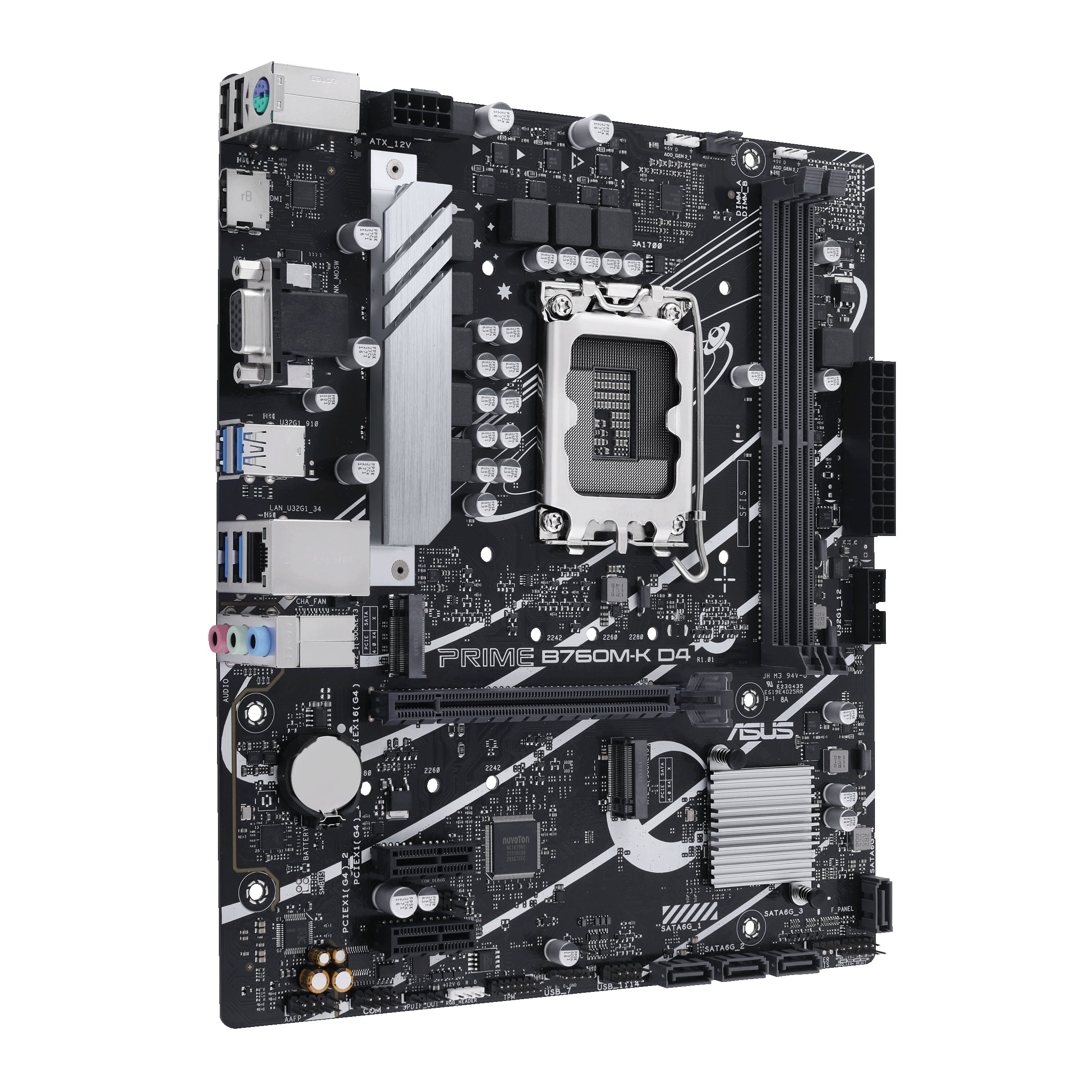 ASUS PRIME B760M-K D4 (mATX, B760, LGA 1700, DDR4)