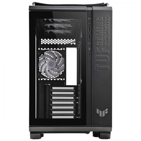 ASUS TUF Gaming GT502 PLUS Tempered Glass Dual Chamber Case Black w. 4x120mm Pre-installed ARGB Fans ASUS