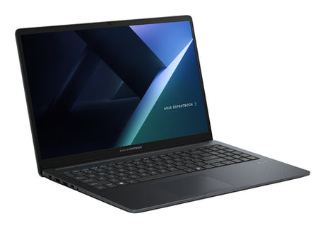 ASUS ExpertBook B1 B1503CVA-S76991 – set skråt forfra (vinkel 2); tastaturlayout illustrativt