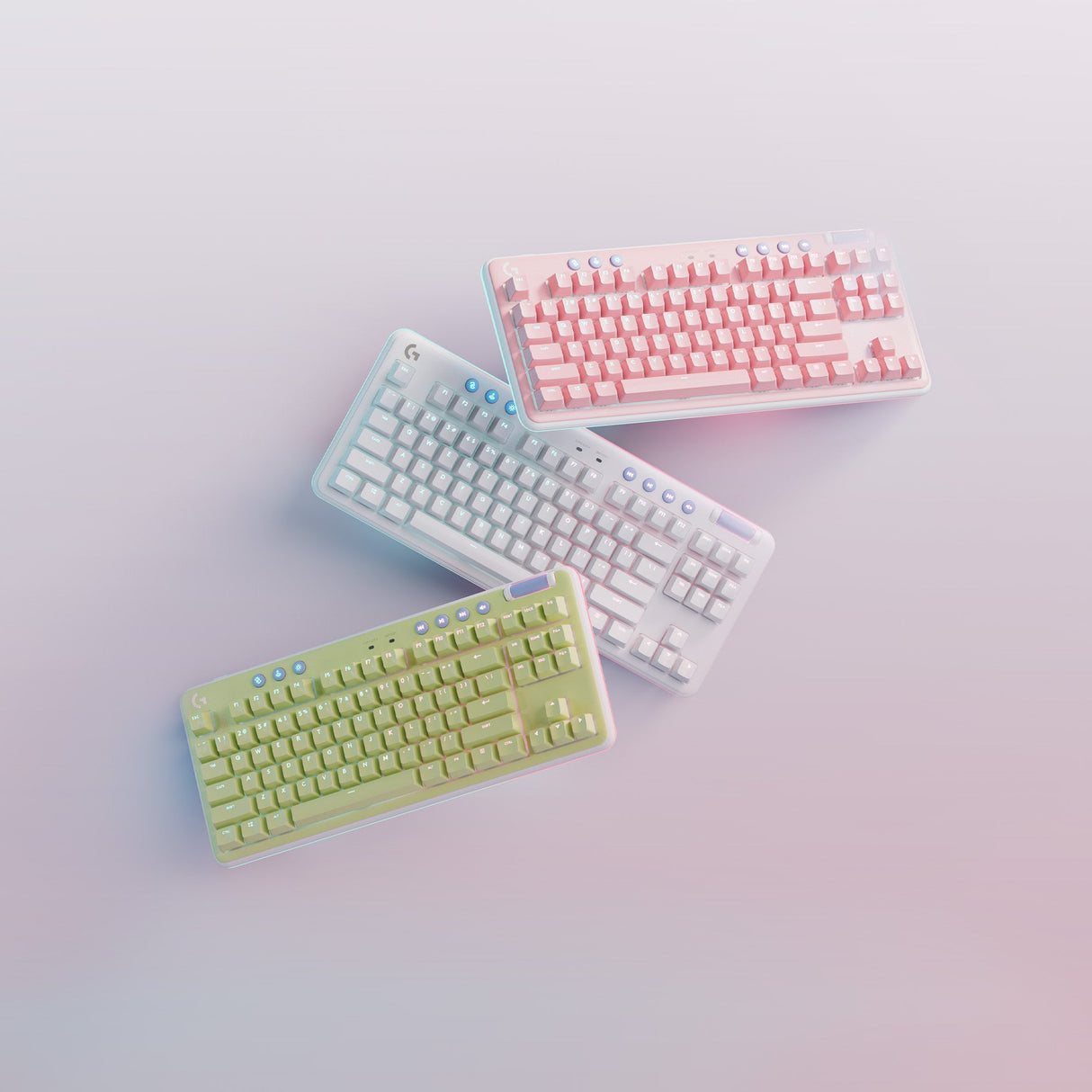 Logitech G G715 Tangentbord Mekaniskt LIGHTSYNC Wireless Nordic (danska/finska/norska/svenska)
