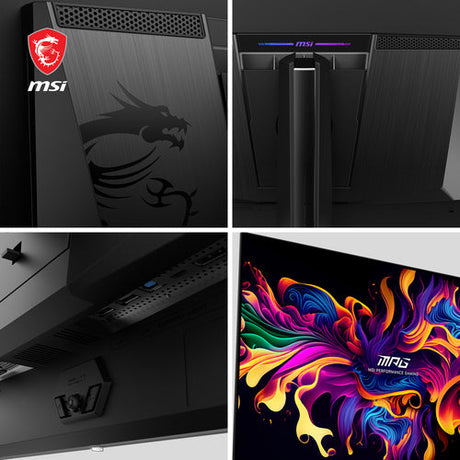 MSI MPG 321URXDE QD-OLED – skærm – Sort