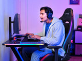 TRUST GXT719 RUYA RGB SPELSTOL - SVART