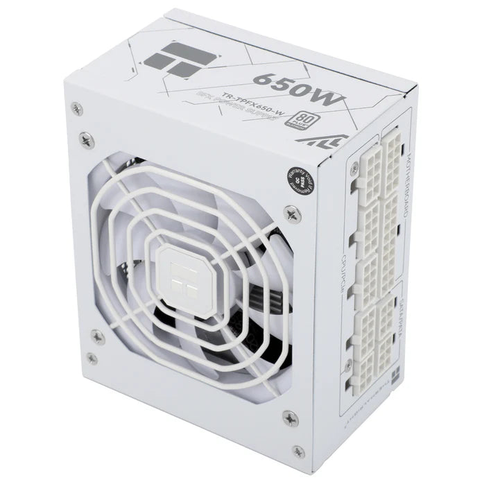 Thermalright TR-TPFX 650W, 80+ Platinum Modulärt Nätaggregat, SFX, Vit