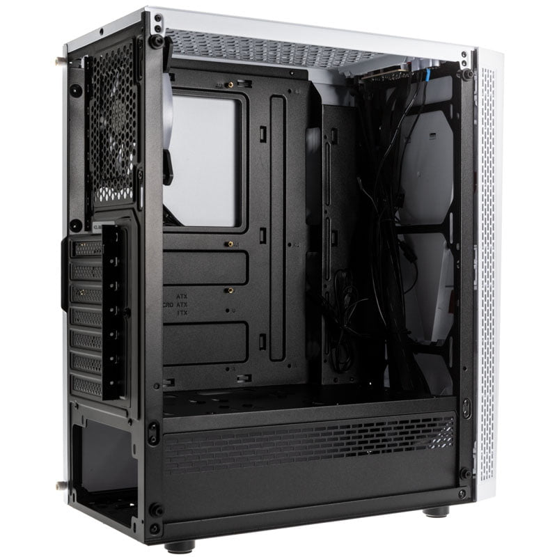 Kolink Void RGB Midi Tower - Vit, Fönster