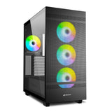 Sharkoon REBEL C50 RGB ATX Full Tower Chassi - Svart