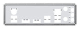 ASUS PRIME B550M-K WIFI – medfølgende I/O-skjold